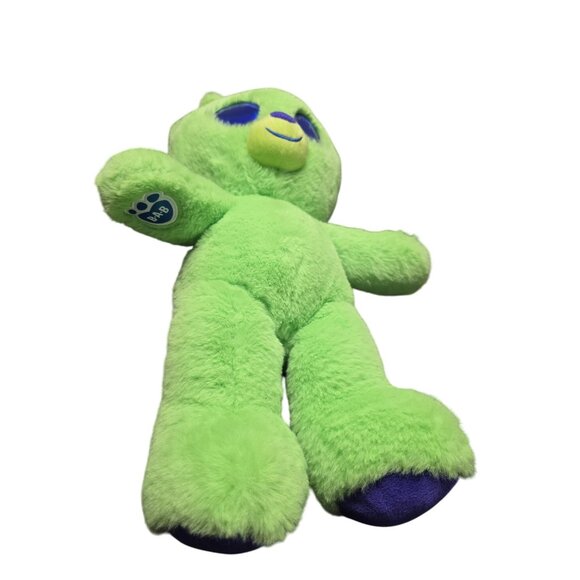 Build-A-Bear Alien Green Bearlien Plush Area 51 Edition - Picture 6 of 8